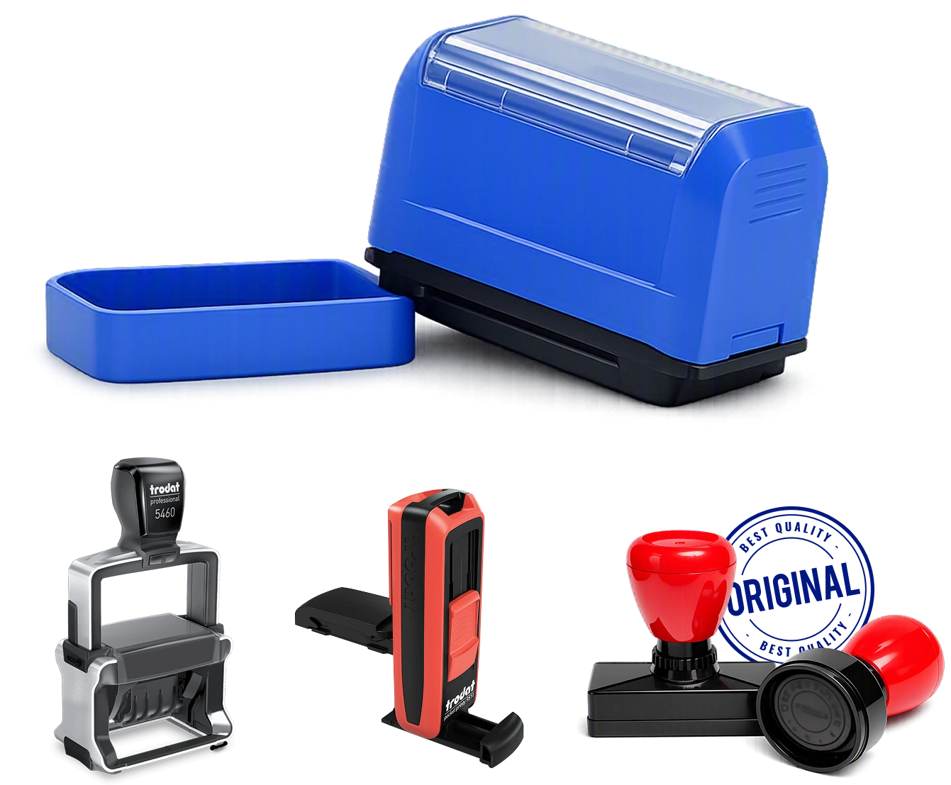 Pre-Ink Rubber Stamps